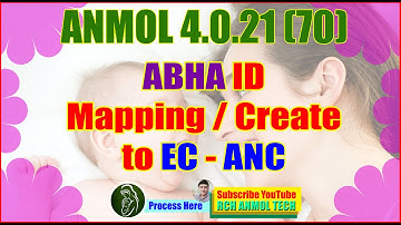 ABHA ID Mapping | Link | EC_ANC in ANMOL