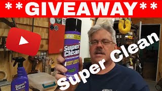 GIVEAWAY !!!!  GIVEAWAY !!!!  Super Clean Free Giveaway will be on April 18, 2021