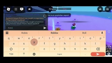 Roblox Fisch exploiter report #3