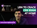 Lrn to crack css exam at home  css 2023  css 2024  learn right now
