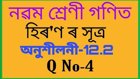 Class 9 maths chapter 12 (Heron