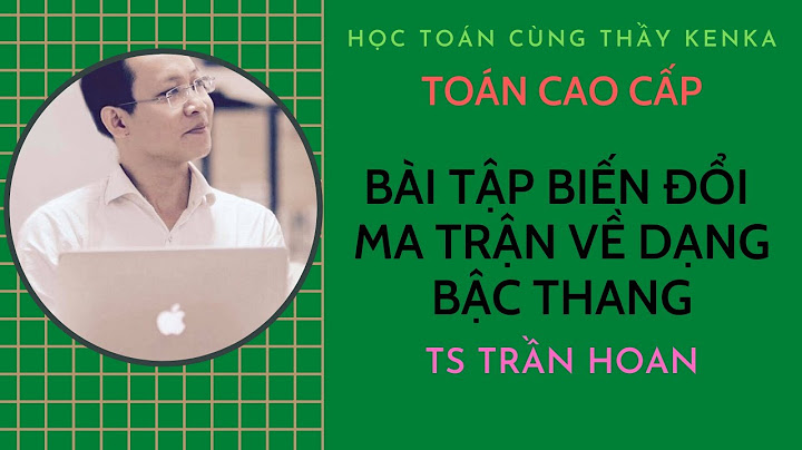 Phương trình tuyến tính dạng bậc thang là gì