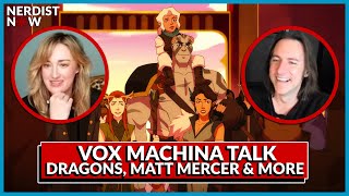 Celebrity LEGEND OF VOX MACHINA: Matt Mercer, Ashley Johnson, Taliesin Jaffe, & Travis Willingham Talk Dragons Profile