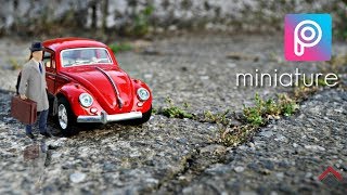 Miniature photo editing | PicsArt miniature editing tutorial