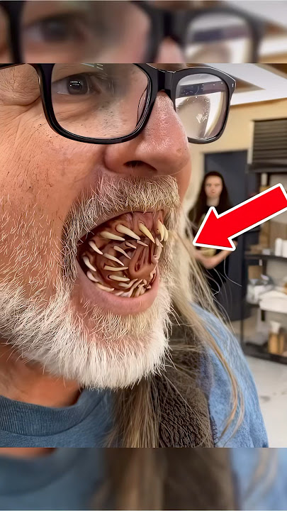 This Guy has Alien Teeth 😳