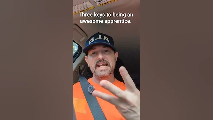 3 Keys to being an awesome apprentice #apprentice #bluecollar #education
