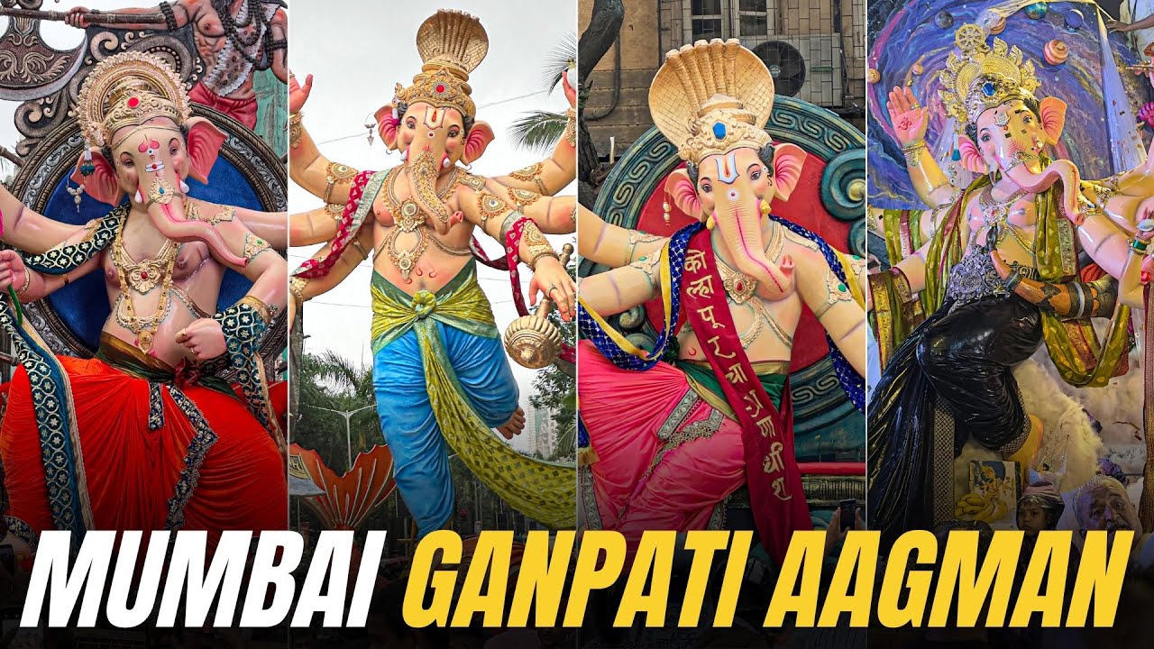2025 Mumbai's Ganpati Aagman Sohala 😍❤️ | Ganesh Utsav 2025 | Mumbai Cha Ganpati