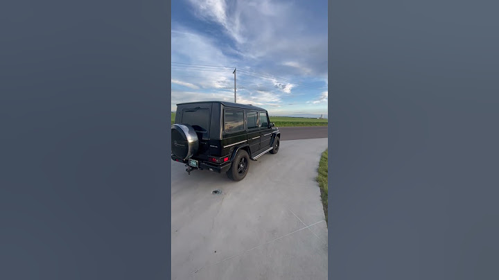 Mercedes Benz G55 AMG muffler delete