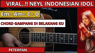 Chord Dasar Di Belakangku Peterpan -  Tutorial Gitar ( GAMPANG )