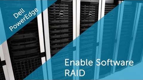 To enable software RAID on Dell’s 13th generation of PowerEdge systems or later