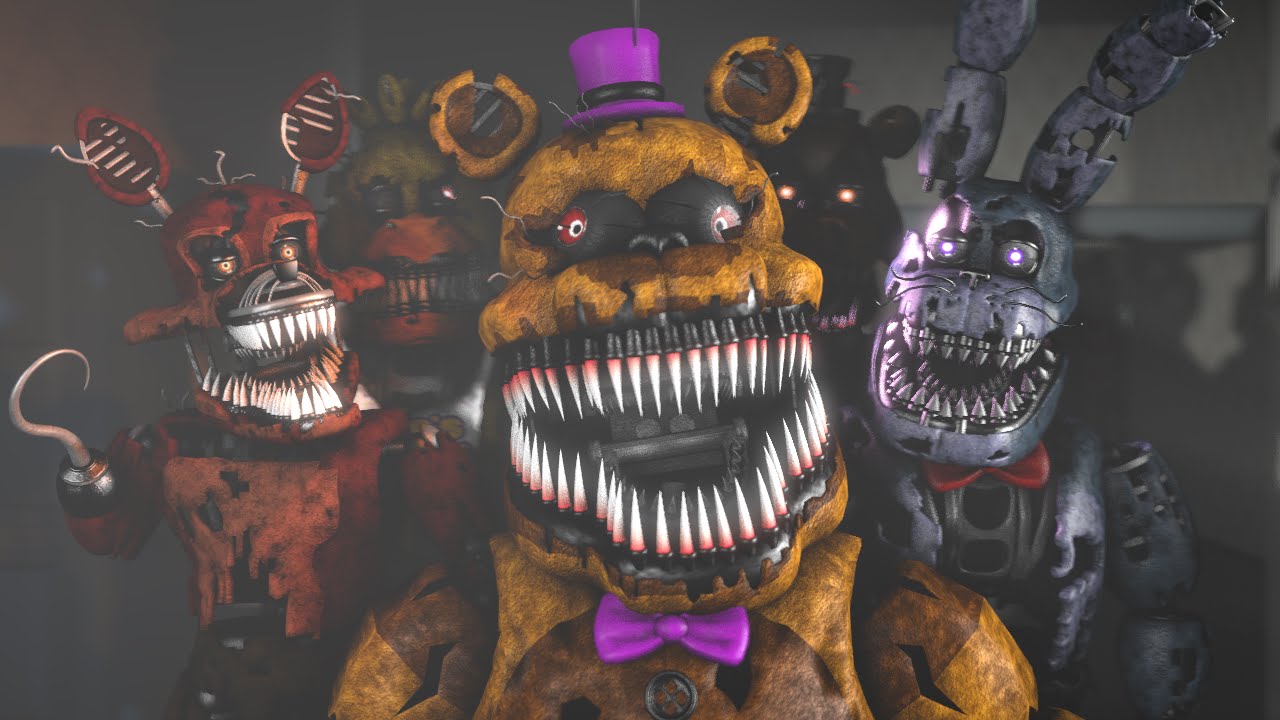 This animatronic from Five Nights at Freddy's 4. : r/Obviouslyterrifying