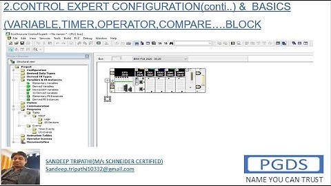 2.CONTROL EXPERT(UNITY) CONFIGURATION & Basics tranning/ Tutorial(variable,timer,compare,operator)