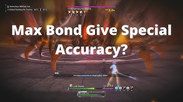 Sword Art Online Alicization Lycoris Does Max Bond Give More Special Accuracy?