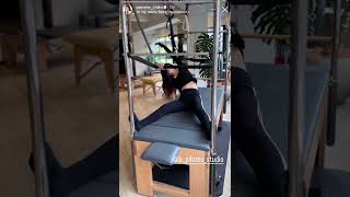 タレント 山根千佳 ジム ピラティス トレーニング動画 ＃shorts