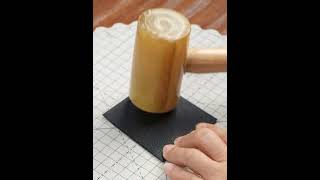 Handcrafting a Leather Panda Charm 🐼