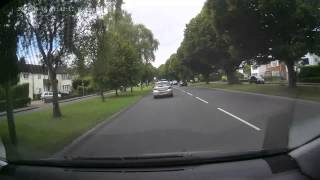 Oxford Northern Bypass BMW speeding to queue jump: Dashcam recording