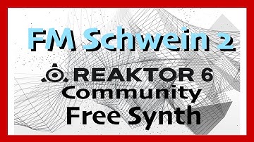 Der FM Schwein 2  - Native Instruments Reaktor Community Library | Free Synth Plugin (2021)