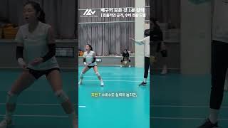 효율적인 공격/수비 연습 드릴 #volleyball #shrots