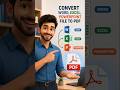 Convert Word, Excel and Powerpoint Files to PDF in 3 methods