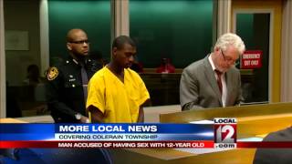 Man accused of having sex with 12-year-old
