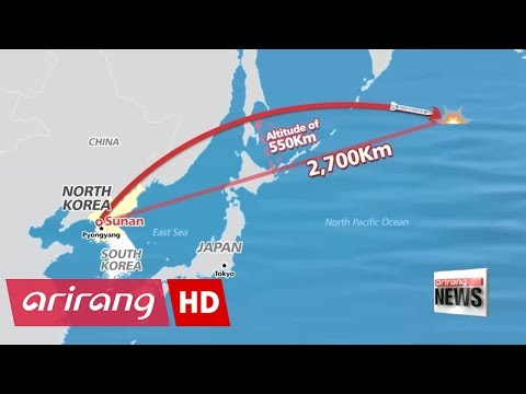North Korea fires ballistic missile directly over Japan