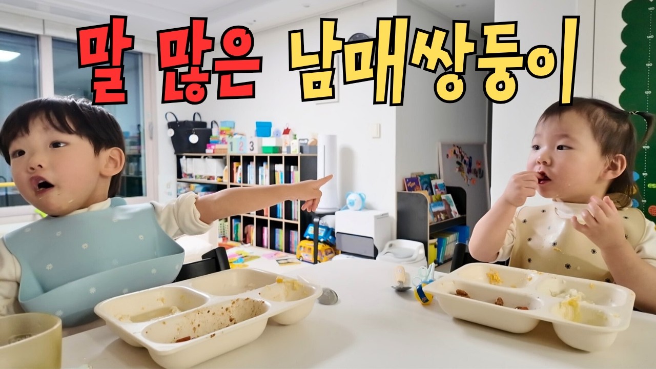 [26개월]쌍둥이 오빠도 드디어 말문 터짐