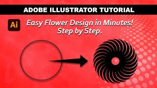 Adobe Illustrator Tutorial How To Create Vector Flower Tutorial In Adobe Illustrator