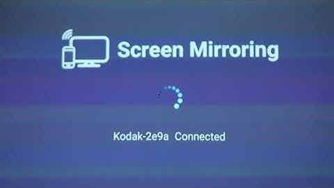 Kodak Luma 450 How to Screen-mirror Using your PC