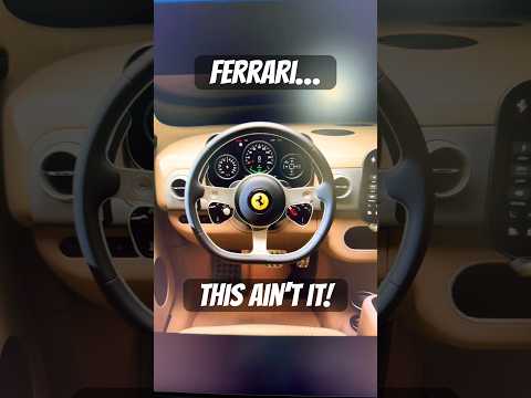 Ferrari… this ain’t it! #tech #car #ferrari #techfail
