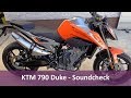 KTM 790 Duke - Soundcheck