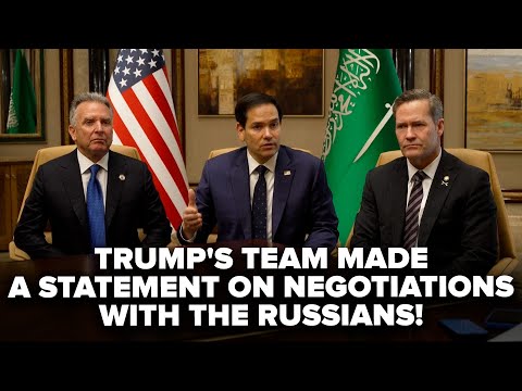 🔥Rubio SHOCKED! The first words from TRUMPS team after NEGOTIATIONS with Russians in Saudi Arabia 🔥Rubio SHOCKED! The first words from TRUMPS team after NEGOTIATIONS with Russians in Saudi Arabia