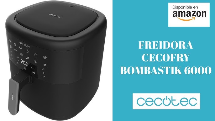 Freidora de Aire sin Aceite Cecotec Cecofry Bombastik 6000, 1700 W