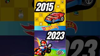 👀 La EVOLUCIÓN de Mario con Hot Wheels #nintendo #mario #hotwheels #videogames #shorts