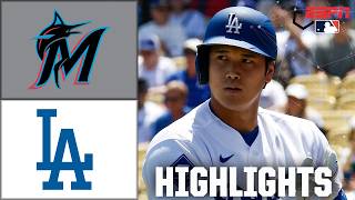 END-OF-GAME DRAMA 😯 Miami Marlins vs. Los Angeles Dodgers | Full Game Highlights | ESPN MLB screenshot 4