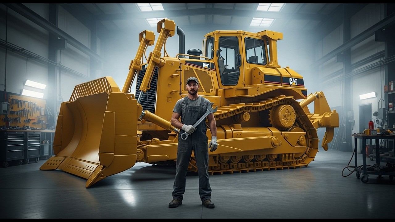 Abandoned 20 Years in the Desert | Caterpillar D9R Bulldozer Brought Back to Life