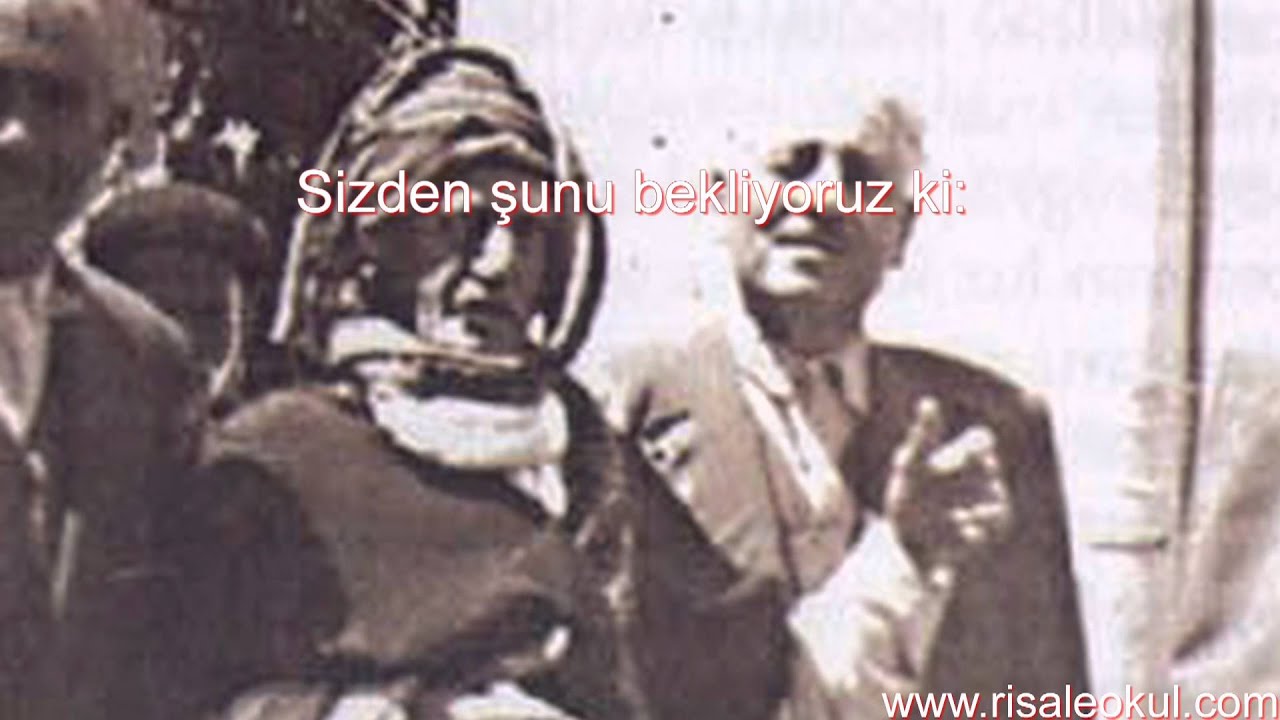 Üstad Bizlere Sesleniyor..