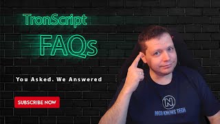 Frequently Asked Questions About Tron Script | About Tron Script ~ Nico Knows Tech