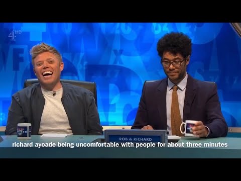 richard ayoade being uncomfortable with people for about three minutes