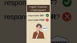99% English Learners Say This Wrong😮 Responsible FOR ❌ or Responsible OF❌? #english #spokenenglish