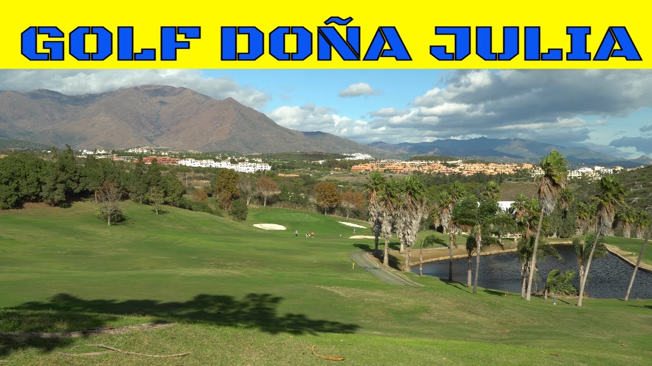 Doña Julia Golf Club, sur la Costa del sol en Espagne (video 4K)