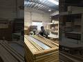 The interior doors have a simple structure, just solid wood inside. #doors #solidwood #renovation