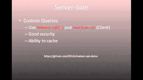 Peter Ilfrich - Working with API Data in Meteor 1.3