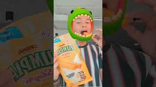 ASMR EATING Crunchy My all time Favorite Lumpia Shanghai Cereal Roll #asmrsounds #mukbang #shorts