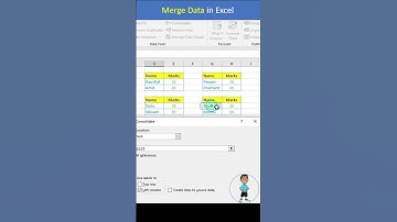Merge Data in Excel #excel #exceltips #exceltutorial #msexcel #microsoftexcel #shorts #short