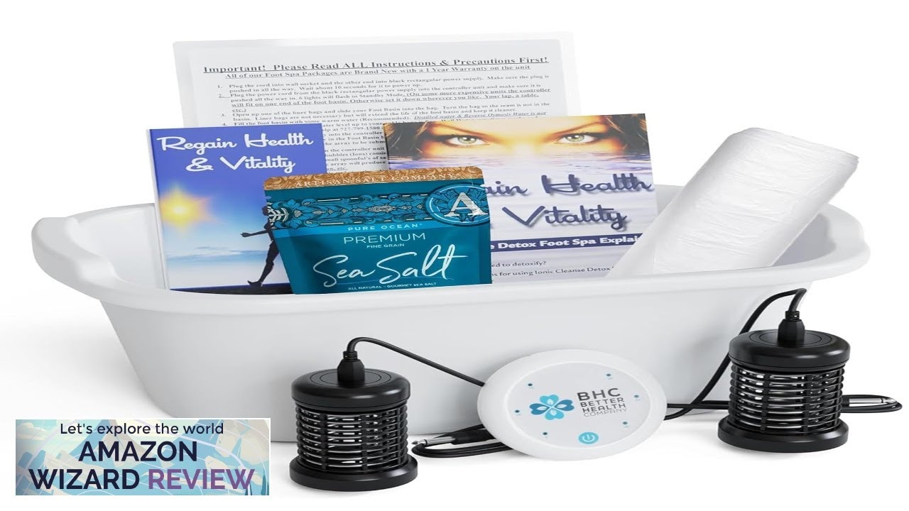 Ionic Foot Bath Detox Machine Foot Spa Bath for Home Use Review