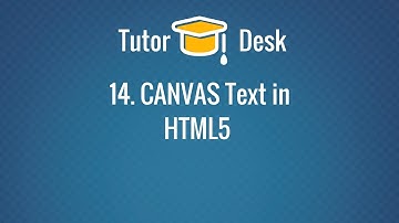 Canvas Text in HTML5