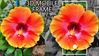 3D MOBILE FRAME PHOTO EDITING IN PICSART USING VIVO PHONE screenshot 5