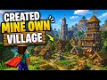 I Built My Own Village in Minecraft 😳🏡