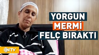 Evinin Bahçesinde Oturan Kadına Yorgun Mermi İsabet Etti Ntv