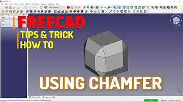 FreeCAD How To Chamfer Tutorial For Beginner
